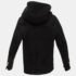 Balmain Black Wool Hooded Double Breast Shearling Coat 10A - Image 2