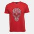 Alexander McQueen Red Ornamental Skull Print Cotton T-Shirt S