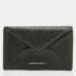 Alfred Dunhill Green Leather Flap Card Case
