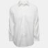 Armani Collezioni White Cotton Button Front Full Sleeve Shirt M