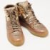 Balenciaga Metallic Tricolor Leather High Top Sneakers Size 40 - Image 4
