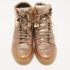 Balenciaga Metallic Tricolor Leather High Top Sneakers Size 40 - Image 3