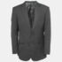 Balmain Grey Crepe Single Breasted Blazer XL