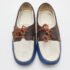 Bottega Veneta Tri Color Leather Lace Up Loafers Size 40 - Image 3
