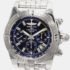 Breitling Black Stainless Steel Chronomat AB0115 Automatic Men's Wristwatch 44 mm