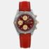 Breitling Red Stainless Steel Chronomat  81950 Automatic  Men's Wristwatch 39mm