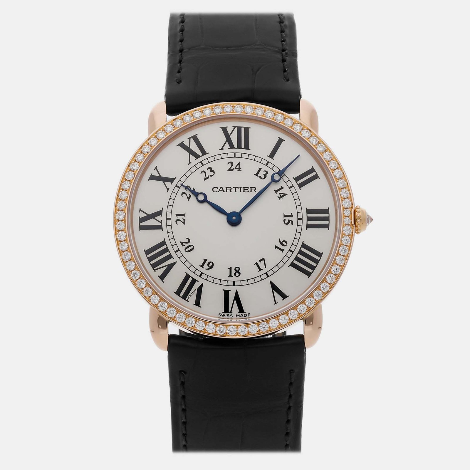 luxury-men-cartier-used-watches-p1089646-005 Cartier Ronde WR000651 Automatic Men's Wristwatch 36MM - Image 1