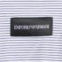 Emporio Armani White & Blue Striped Cotton Button Front Shirt M - Image 4