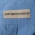 Emporio Armani Blue Cotton Full Sleeve Shirt M - Image 4