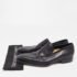 Gucci Black Leather Web Penny Loafers Size 41.5 - Image 9