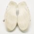 Gucci Grey/White Fabric and Leather Low Top Sneakers Size 44.5 - Image 6