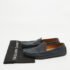 Gucci Navy Blue Guccissima Leather Slip On Loafers Size 40.5 - Image 9