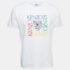 Kenzo White Logo Print Cotton Crew Neck Half Sleeve T-Shirt L