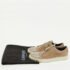 Lanvin Beige/Light Grey Suede and Leather DDB1 Low Top Sneakers Size 43 - Image 9