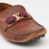 Louis Vuitton Brown Leather Hockenheim Slip On Loafers Size 41 - Image 8