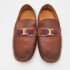 Louis Vuitton Brown Leather Hockenheim Slip On Loafers Size 41 - Image 3