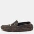 Louis Vuitton Two Tone Calf Hair Slip On Loafers Size 42