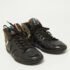 Louis Vuitton Black Leather and Calfhair Trainer High Top Sneakers Size 43 - Image 4