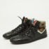 Louis Vuitton Black Leather and Calfhair Trainer High Top Sneakers Size 43 - Image 2