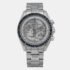 Omega Silver Stainless Steel Speedmaster Apollo XVII 311.30.42.30.99.002 Manual Winding Men's Wristwatch 42 mm