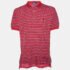 Polo by Ralph Lauren Red Striped Cotton Polo T-Shirt M