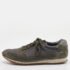 Prada Sport Grey/Green Nylon and Suede Low Top Sneakers Size 39.5