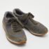 Prada Sport Grey/Green Nylon and Suede Low Top Sneakers Size 39.5 - Image 4