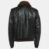 Saint Laurent Paris Brown Applique Detail Leather Jacket XL - Image 2