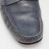 Tods Blue Leather Slip On Loafers Size 41.5 - Image 8