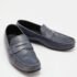 Tods Blue Leather Slip On Loafers Size 41.5 - Image 4