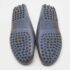 Tod's Blue Textured Leather Penny Slip On Loafers Size 40.5 - Image 6