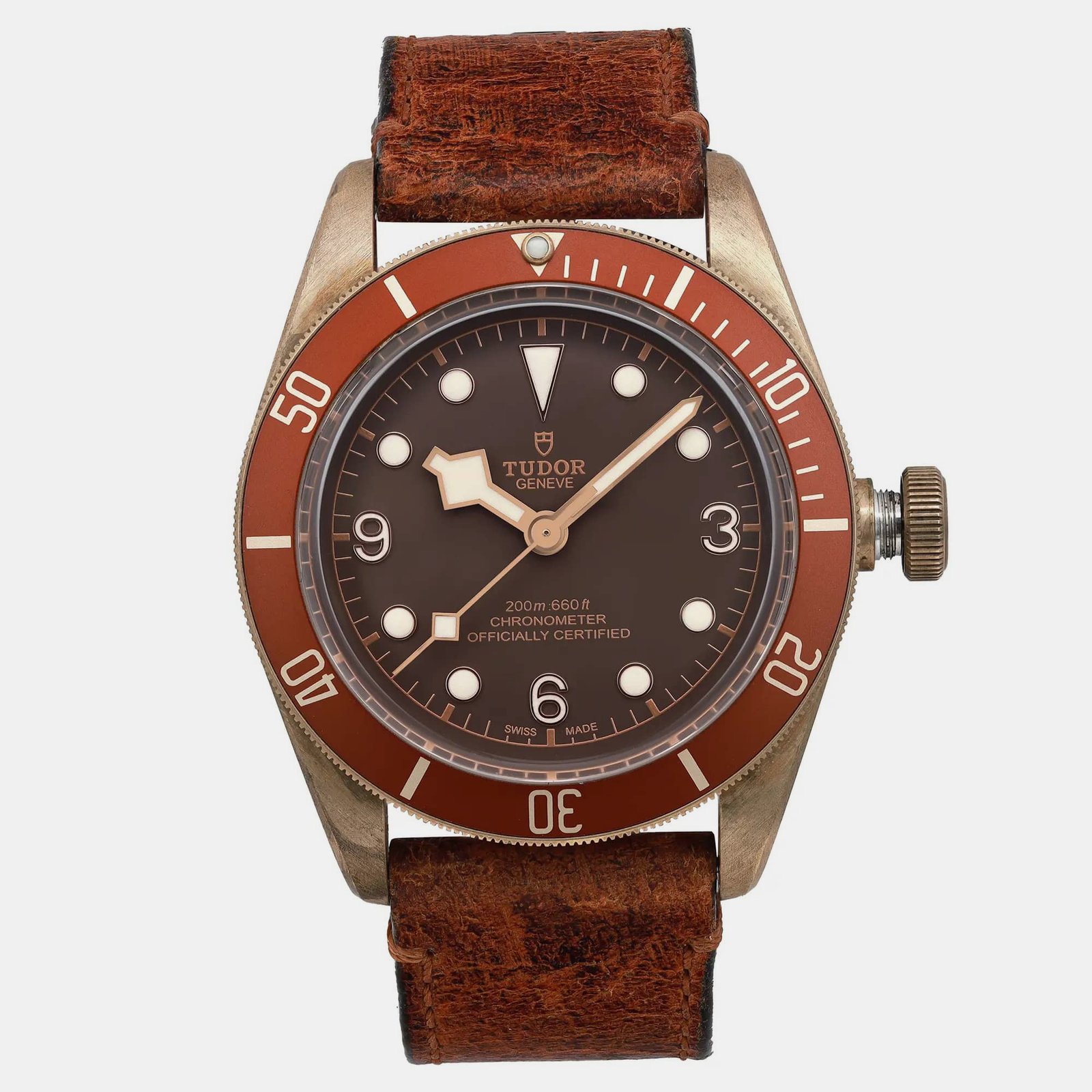 luxury-men-tudorslug-used-watches-p1099267-004 Tudor Heritage Black Bay Bronze 79250BM Brown Dial Automatic Men's Wristwatch 43 mm - Image 1