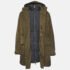 Zadig & Voltaire Green Synthetic Detachable Lining Bob Parka Jacket M
