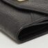 Aigner Black Leather Envelope Flap Compact Wallet - Image 10