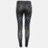 Alexander McQueen Black Zipper Print Jersey Leggings M - Image 2