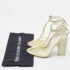 Alexander Wang Light Yellow Leather and PVC T-Bar Ankle Strap Pumps Size 38 - Image 9