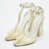 Alexander Wang Light Yellow Leather and PVC T-Bar Ankle Strap Pumps Size 38 - Image 2