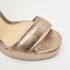 Alexandre Birman Metallic Leather Celine Sandals Size 38 - Image 7