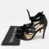 Alexandre Birman Black Velvet and Glitter Tripple Knot Lolita Sandals Size 36.5 - Image 9