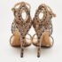 Alexandre Birman Tricolor Suede and Python Cut Out Ankle Strap Sandals Size 36.5 - Image 5