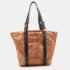 Alviero Martini 1A Classe Brown Nylon and Leather Shoulder Bag
