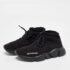 Balenciaga Black Knit Fabric Speed 2.0 Lace up Sneakers Size 37 - Image 2