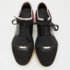 Balenciaga Black Leather and Mesh Race Runner Low Top Sneakers Size 39 - Image 3