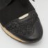 Balenciaga Black Leather and Glitter Fabric Race Runner Sneakers Size 38 - Image 7