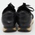 Balenciaga Black Leather and Glitter Fabric Race Runner Sneakers Size 38 - Image 5