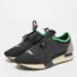 Balenciaga Black Leather and Mesh Race Runner Sneakers Size 37 - Image 2