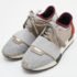 Balenciaga Tri Color Leather, Suede nd Mesh Race Runner Low Top Sneakers Size 38 - Image 2