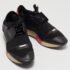 Balenciaga Black/Pink Leather and Fabric Race Runner Sneakers Size 38 - Image 4