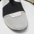 Balenciaga Grey/Silver Leather and Knit Fabric Race Runner Sneakers Size 38 - Image 7