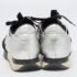 Balenciaga Grey/Silver Leather and Knit Fabric Race Runner Sneakers Size 38 - Image 5
